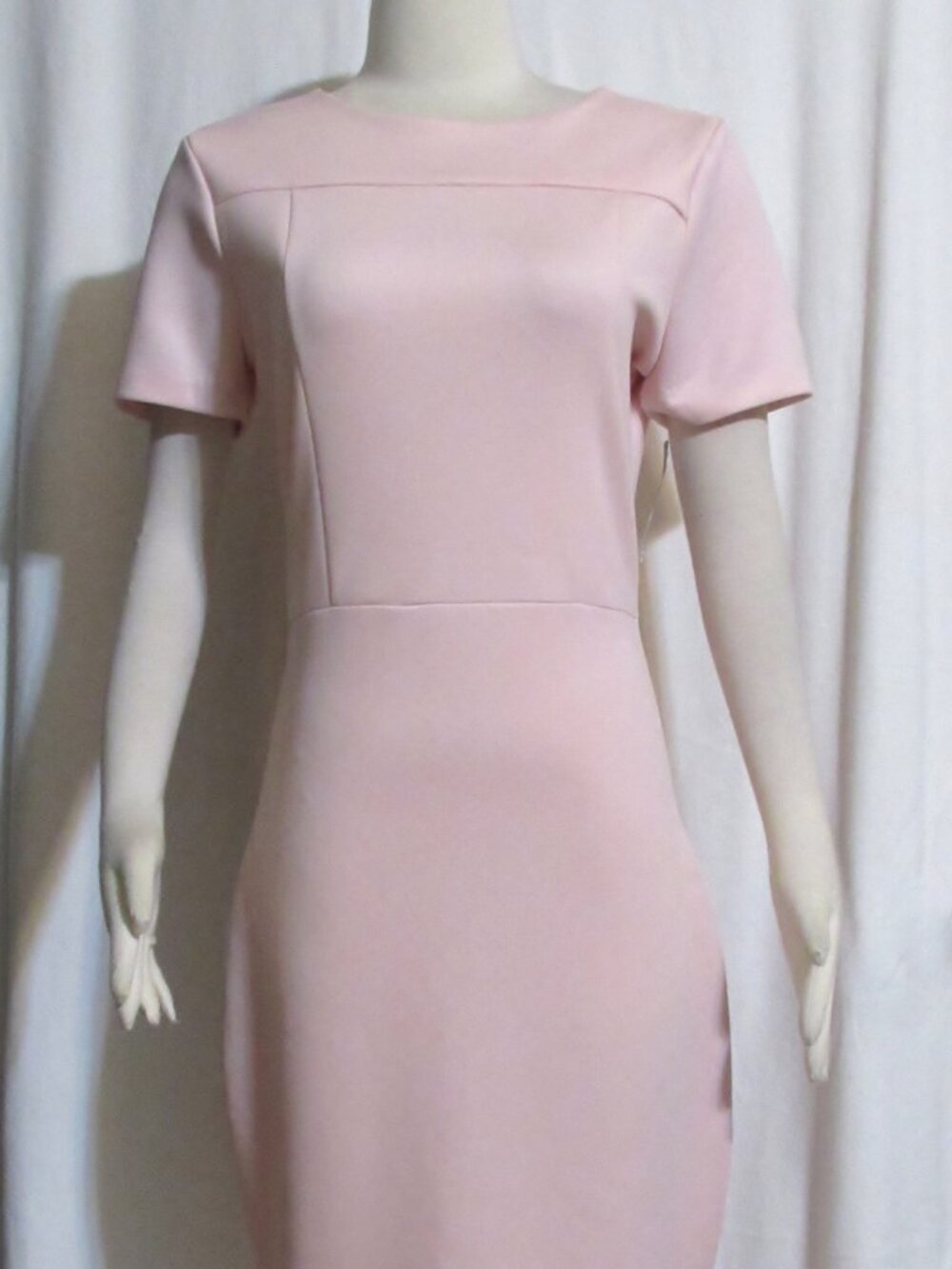 NWT Womens Ladies THE LIMITED Soft Pink Stretchy Tailored Dress M Orig $99